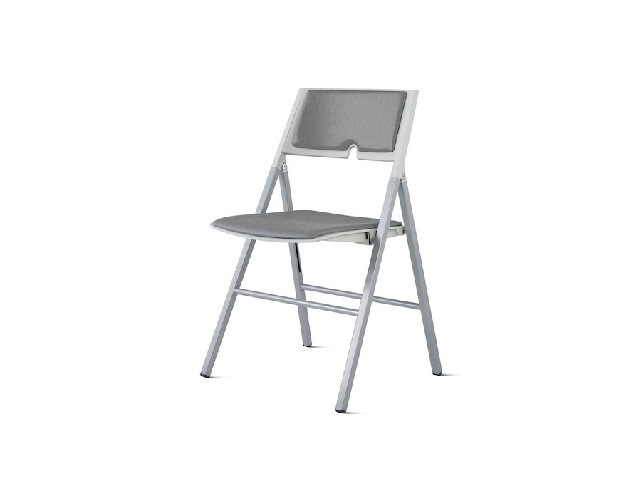 A photo - Axa Folding Chair–Upholstered Seat and Back