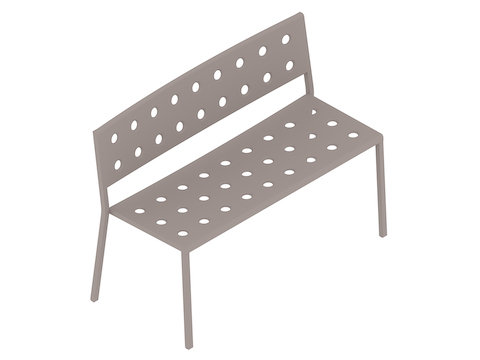 A generic rendering - Balcony Dining Bench–Armless