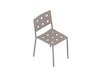 A generic rendering - Balcony Dining Chair–Armless