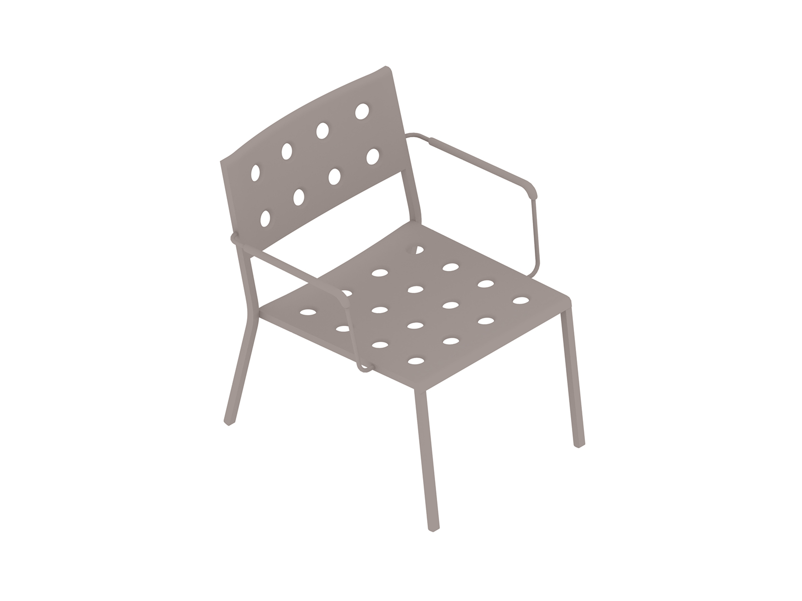 A generic rendering - Balcony Lounge Chair–With Arms