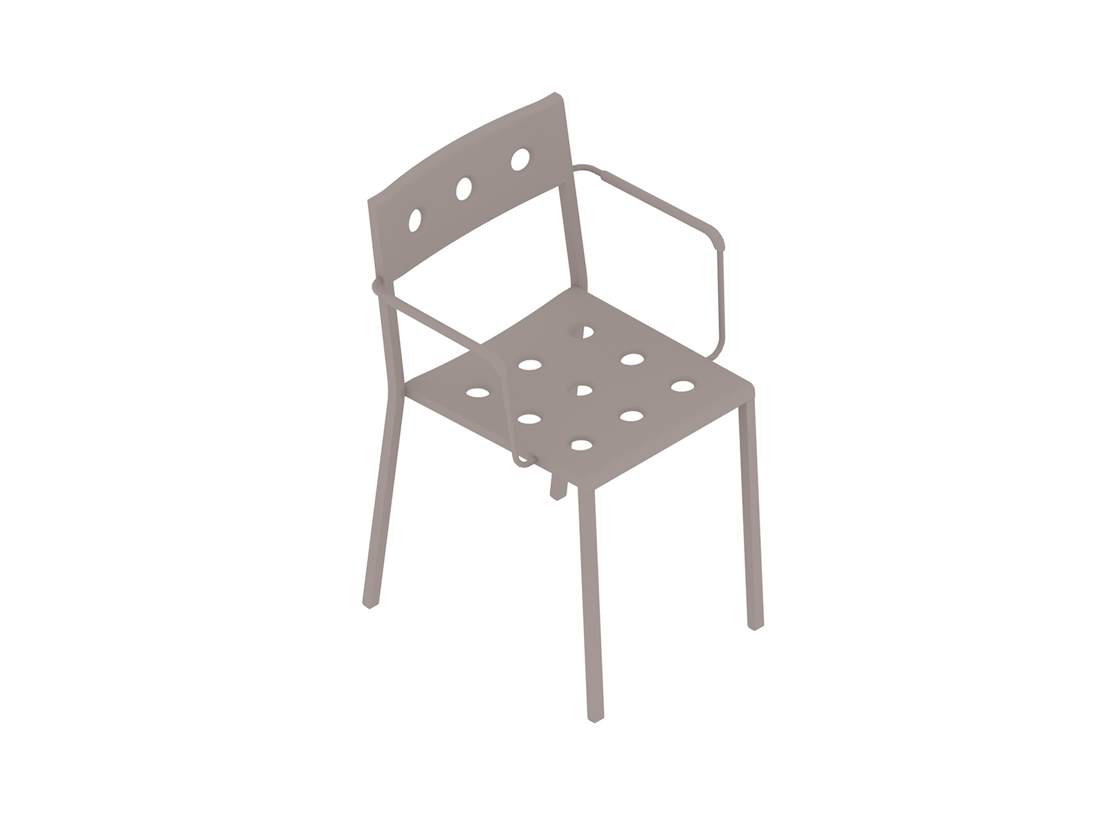 A generic rendering - Balcony Side Chair–With Arms