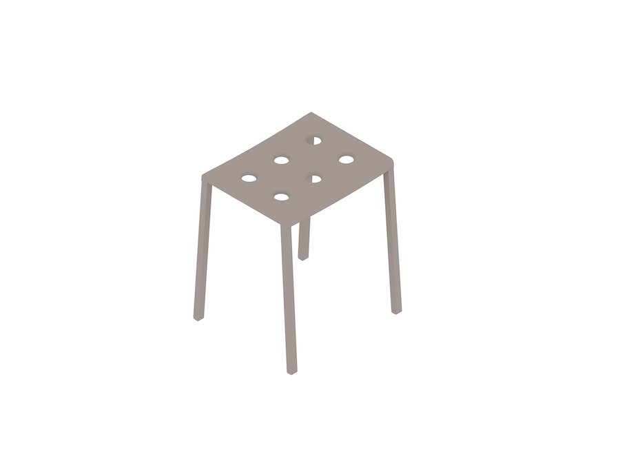 A generic rendering - Balcony Stool–Low