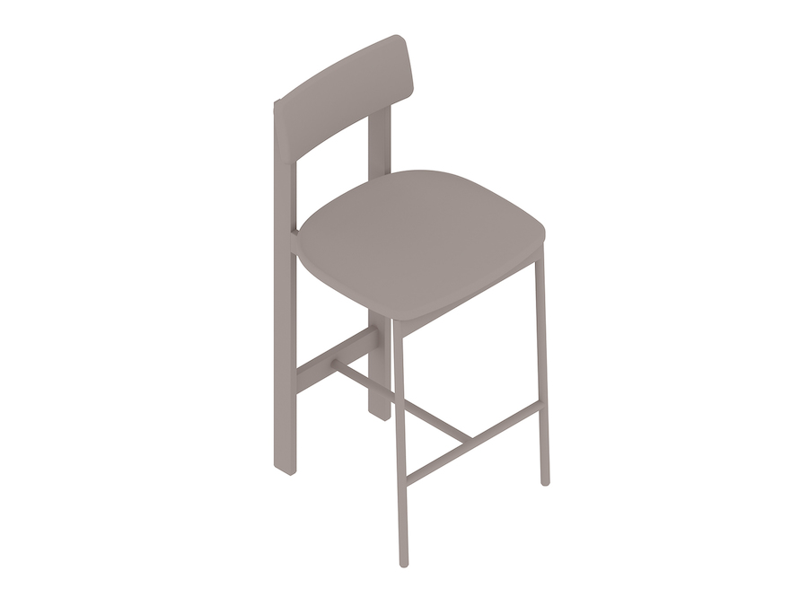 A generic rendering - Betwixt Stool–Counter Height–Upholstered