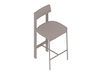 A generic rendering - Betwixt Stool–Counter Height–Wood