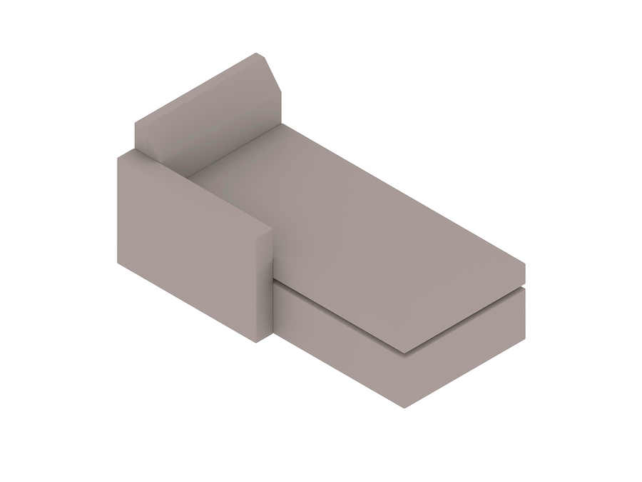 A generic rendering - Bevel Chaise