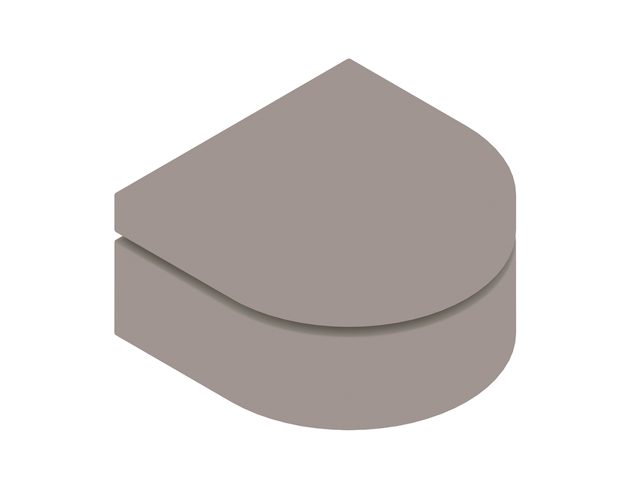 A generic rendering - Bevel Ottoman–Rounded