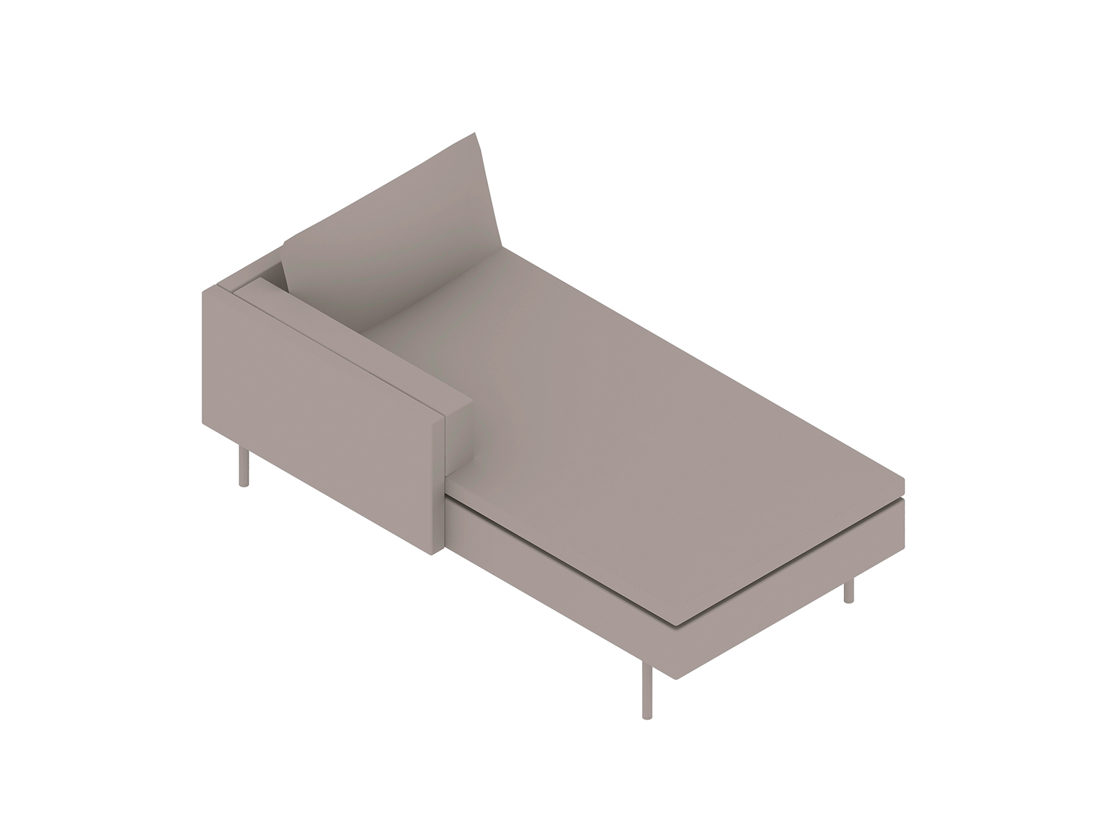 Un rendering generico - Chaise Bolster