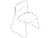 A line drawing - Bounce Chair