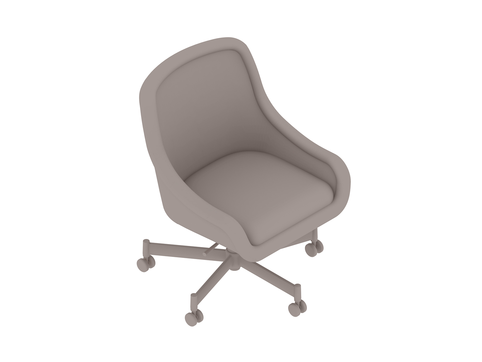 Uma renderização genérica - Cadeira Bumper – Braços baixos