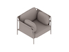 Uma renderização genérica - Lounge Chair Can