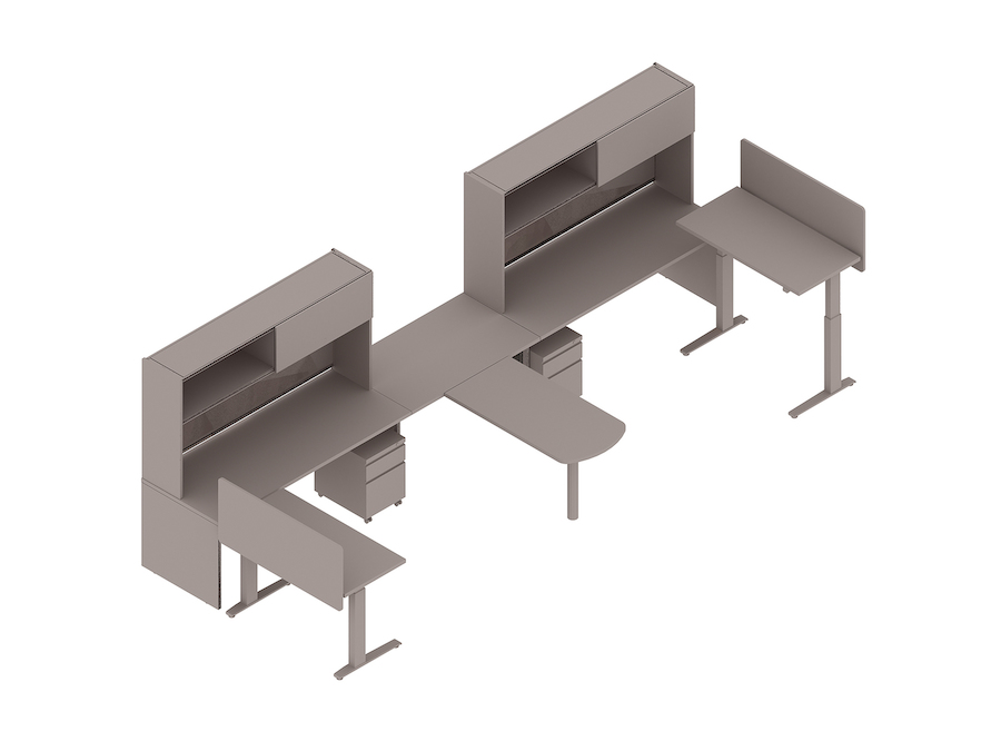 A generic rendering - Canvas Metal Desk