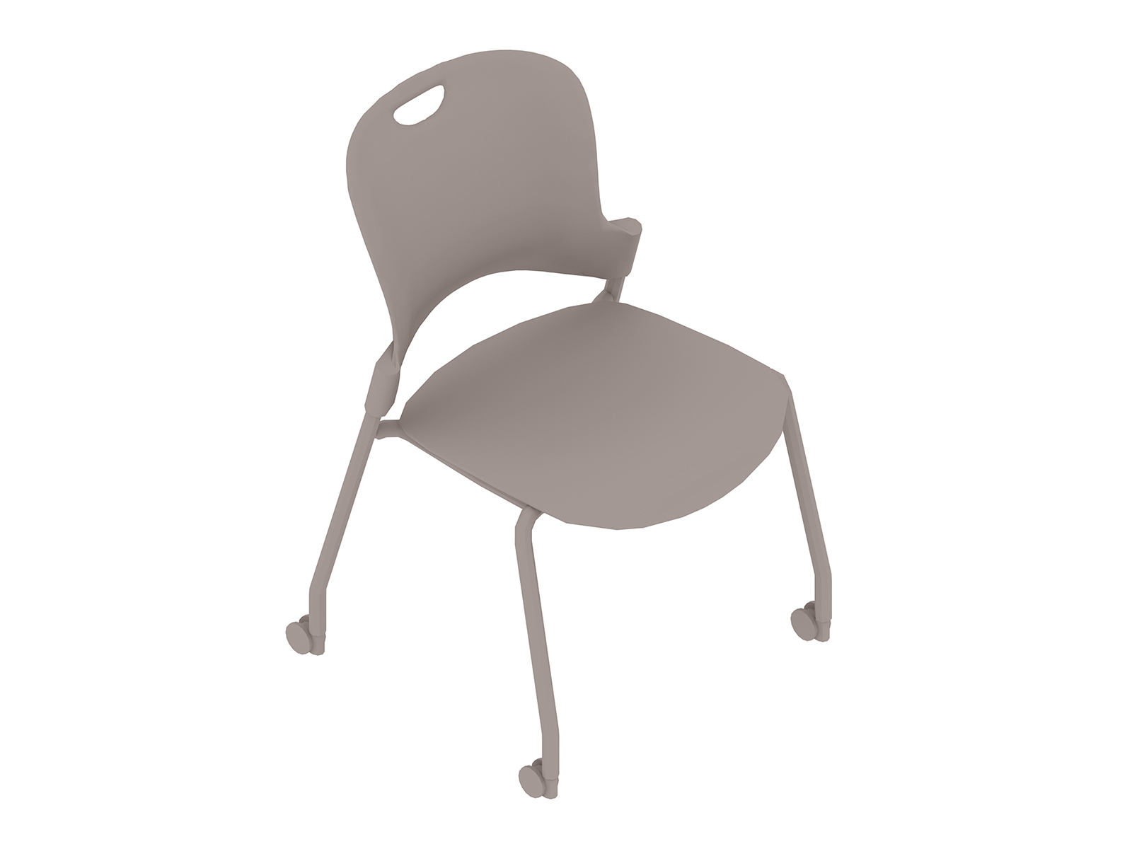 Een generieke rendering - Caper-stapelstoel–Zonder armleuningen