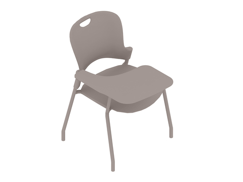 A generic rendering - Caper Stacking Chair–Tablet Arm–Right