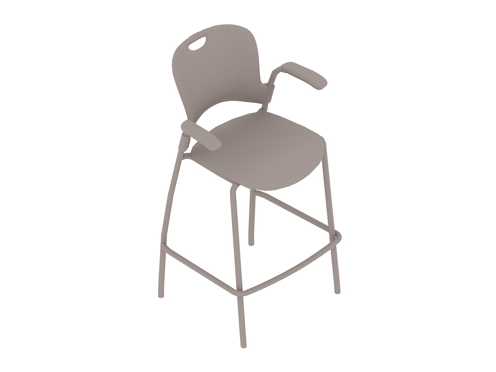 Rendu général : Tabouret haut empilable Caper – Hauteur bar