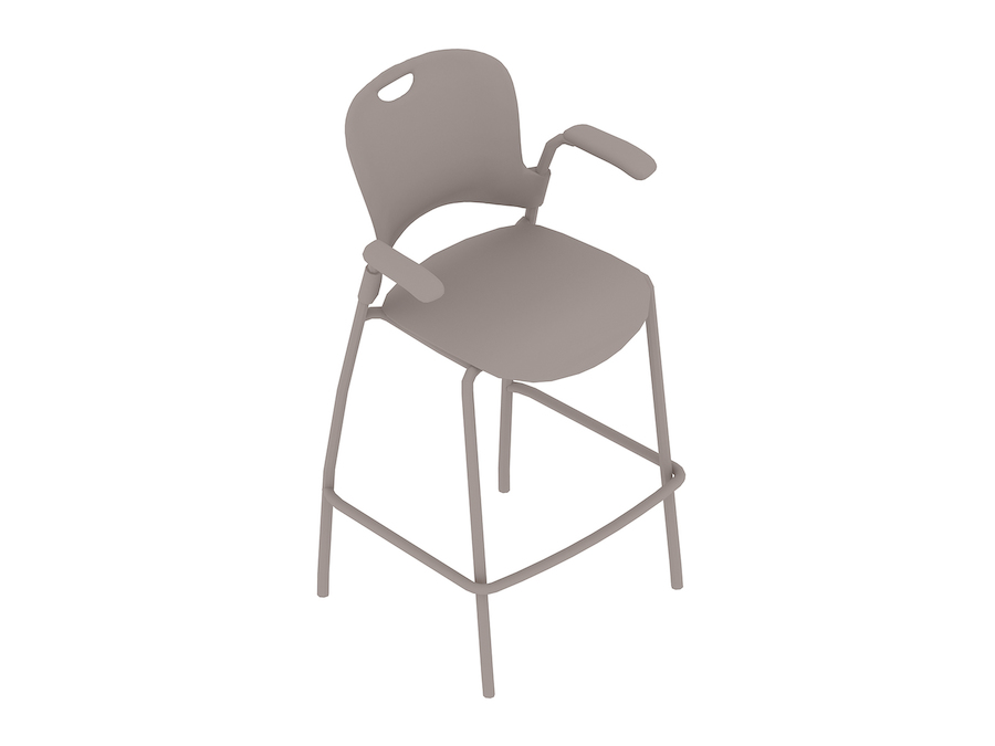 A generic rendering - Caper Stacking Stool–Bar Height