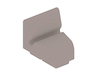 A generic rendering - Chadwick Modular Seating–Inside Wedge–22.5 Degree