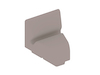 A generic rendering - Chadwick Modular Seating–Inside Wedge–30 Degree