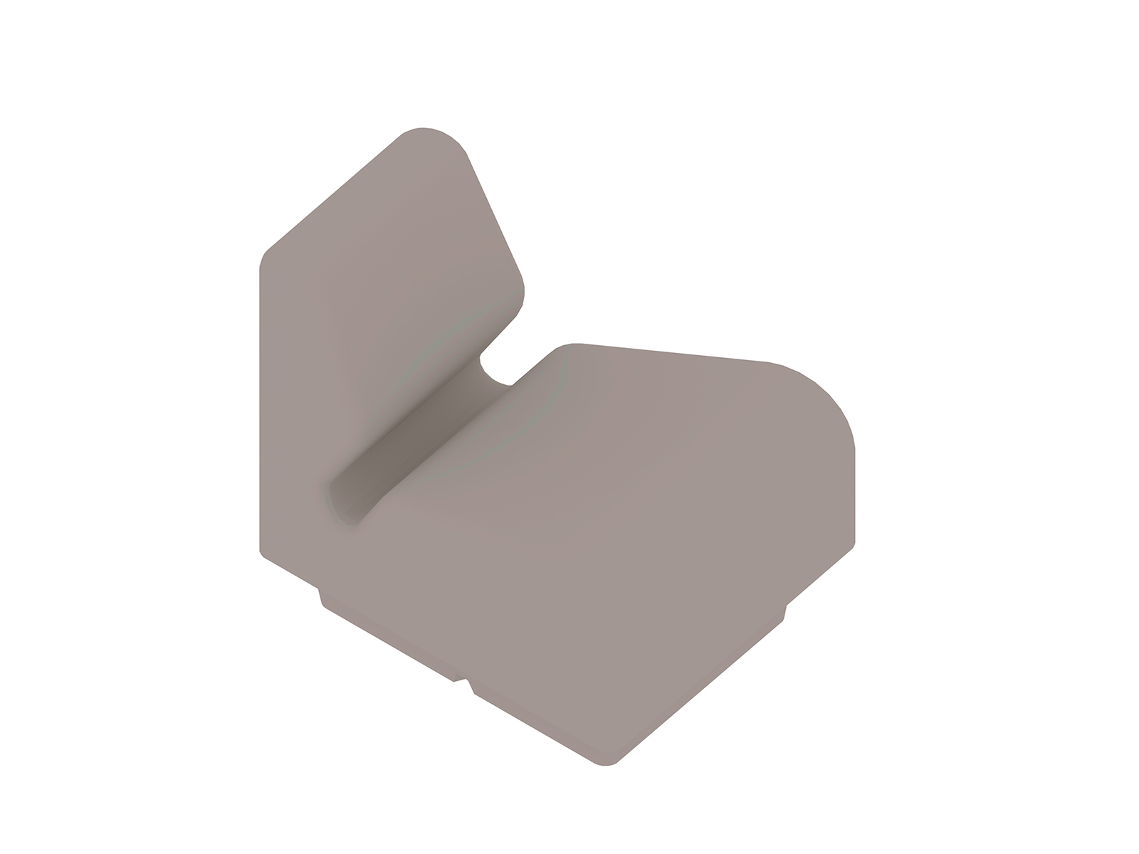 Un rendering generico - Seduta modulare Chadwick - incastro esterno - 22,5 gradi