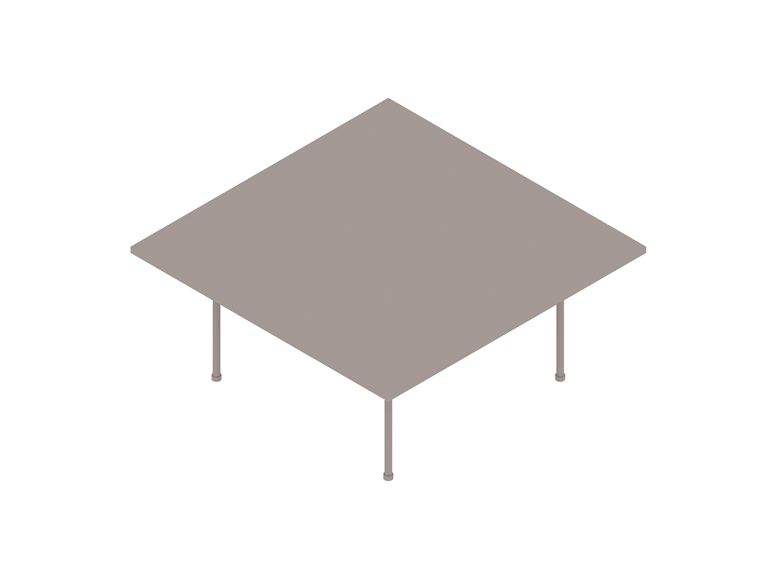 Rendu général : Table Claw – carrée