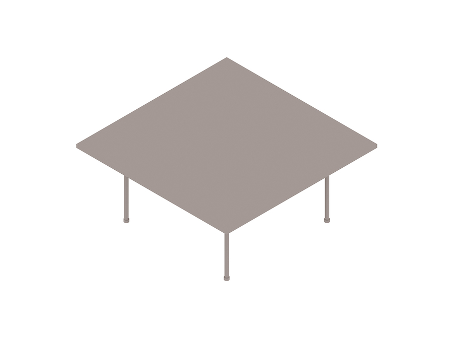 Un rendering generico - Tavolo Claw–Quadrato