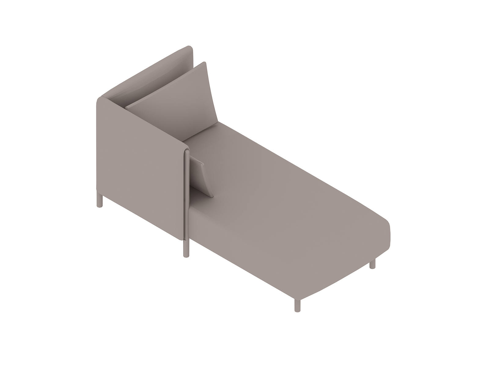 A generic rendering - ColourForm Chaise–Right