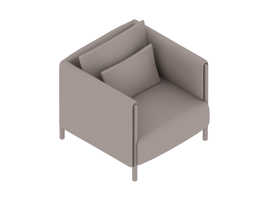 A generic rendering - ColourForm Club Chair