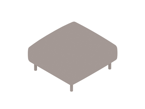 A generic rendering - ColourForm Ottoman