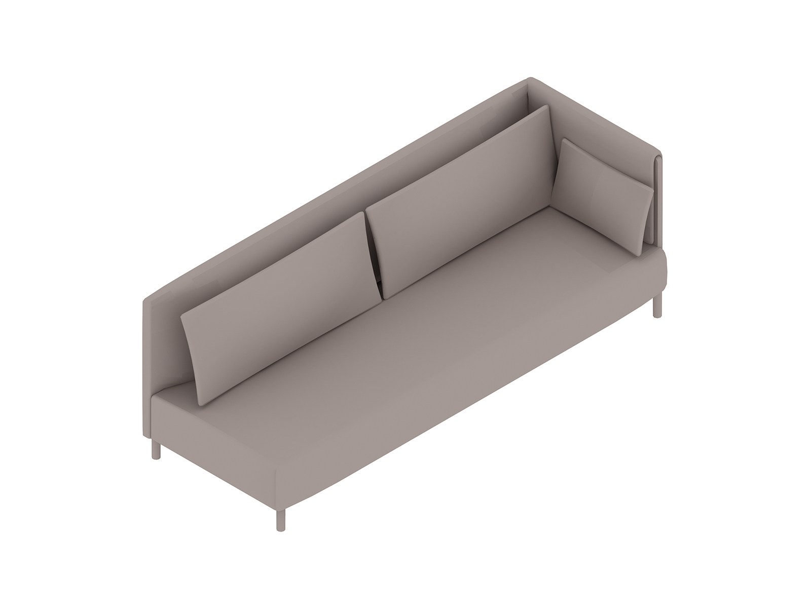 A generic rendering - ColourForm Sofa–3 Seat–Left Arm