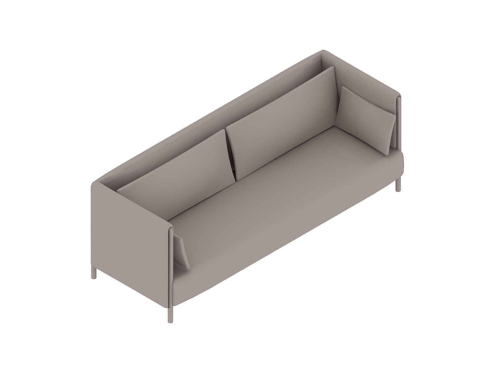 A generic rendering - ColourForm Sofa–3 Seat–With Arms