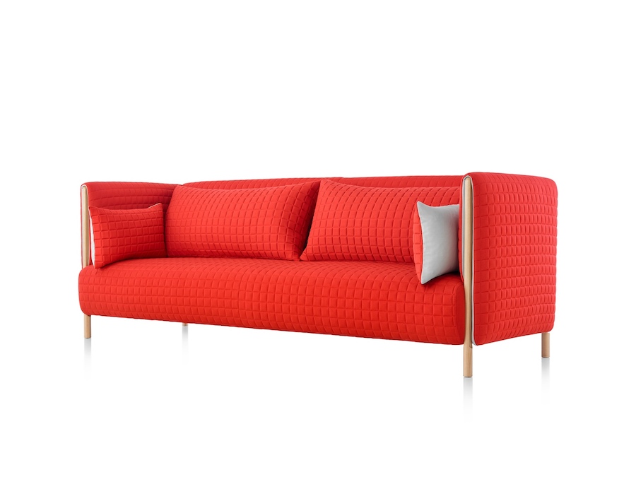 A photo - ColourForm Sofa–3 Seat–With Arms