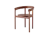 Ein Foto - Comma Stuhl – mit Armlehnen – Holz-Sitzfläche