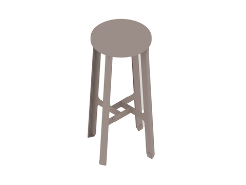 A generic rendering - Construct Stool–Bar Height