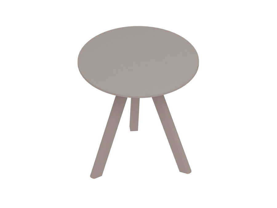 A generic rendering - Copenhague Side Table–Round