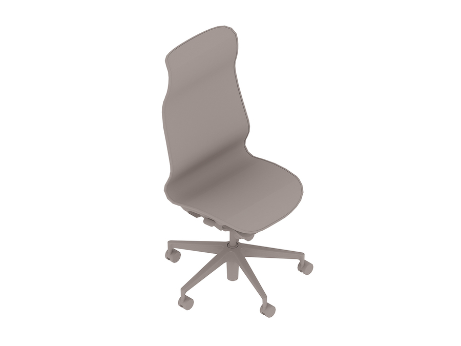 Un rendering generico - Seduta Cosm - schienale alto - senza braccioli