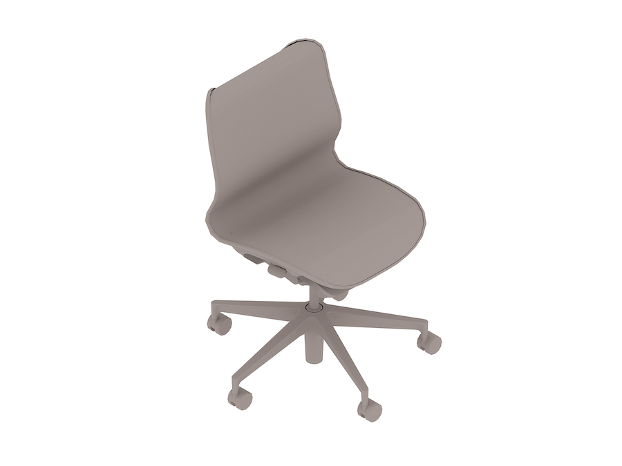 Un rendering generico - Seduta Cosm - schienale basso - senza braccioli