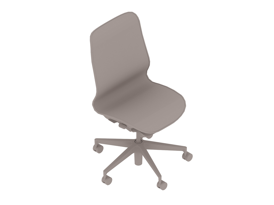Un rendering generico - Seduta Cosm - schienale medio - senza braccioli