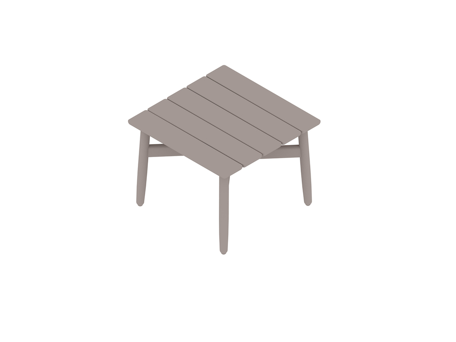 A generic rendering - Crosshatch Outdoor Side Table–Square