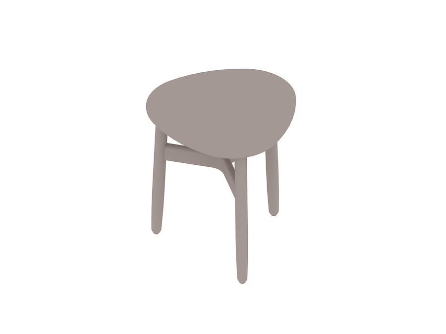 A generic rendering - Crosshatch Outdoor Side Table–Trilobe