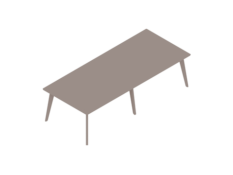 Un rendering generico - Tavolo riunione Dalby–Rettangolare–6 gambe