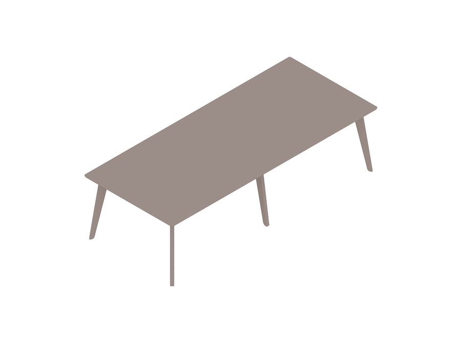 Uma renderização genérica - Mesa de reuniões Dalby–Retangular–6 pernas