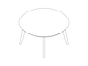 A line drawing - Dalby Conference Table–Round