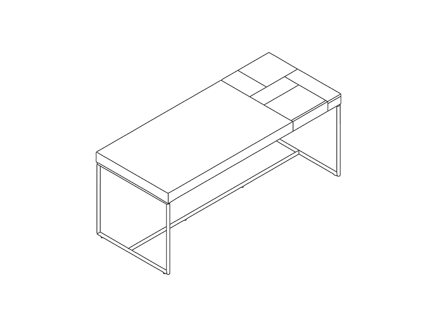 A line drawing - Domino Desk