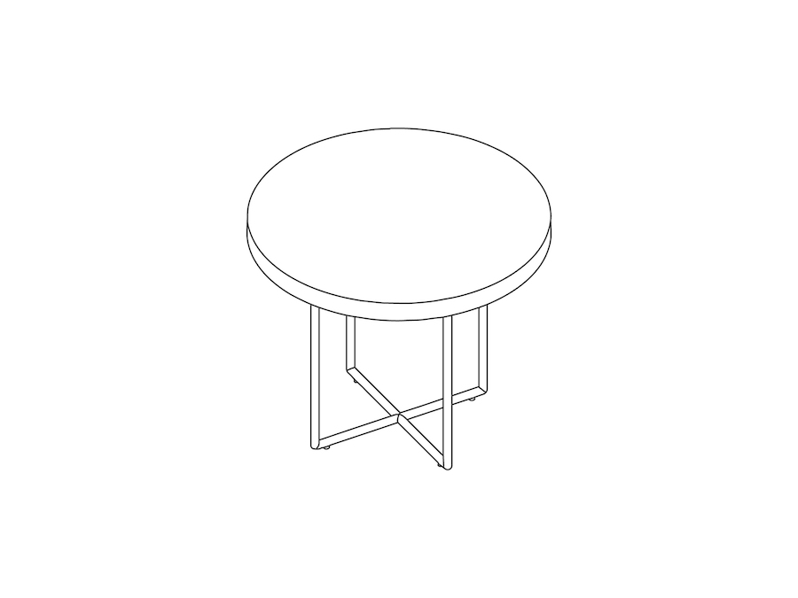 A line drawing - Domino Table