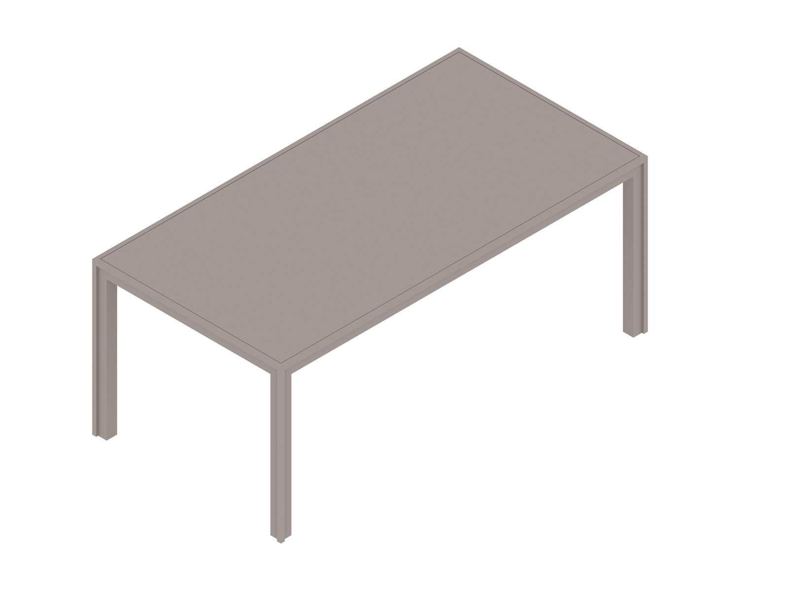 A generic rendering - Doubleframe Table