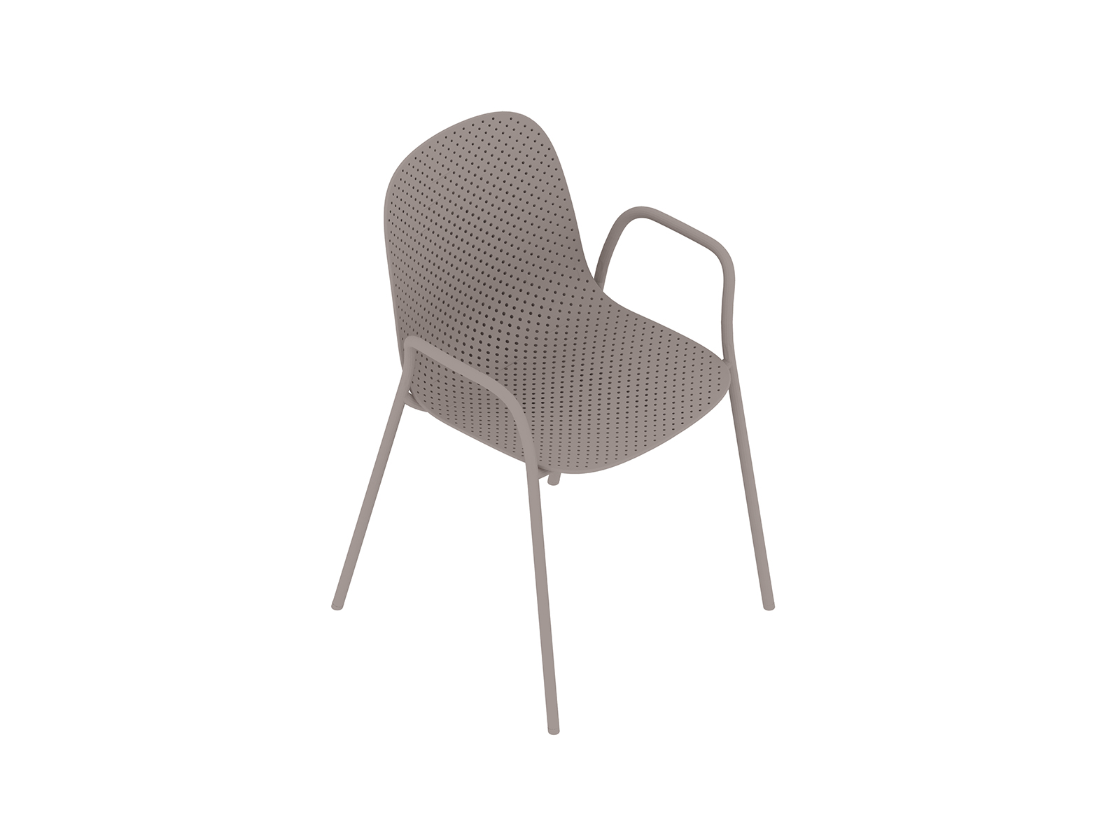 A generic rendering - 13Eighty Chair–With Arms