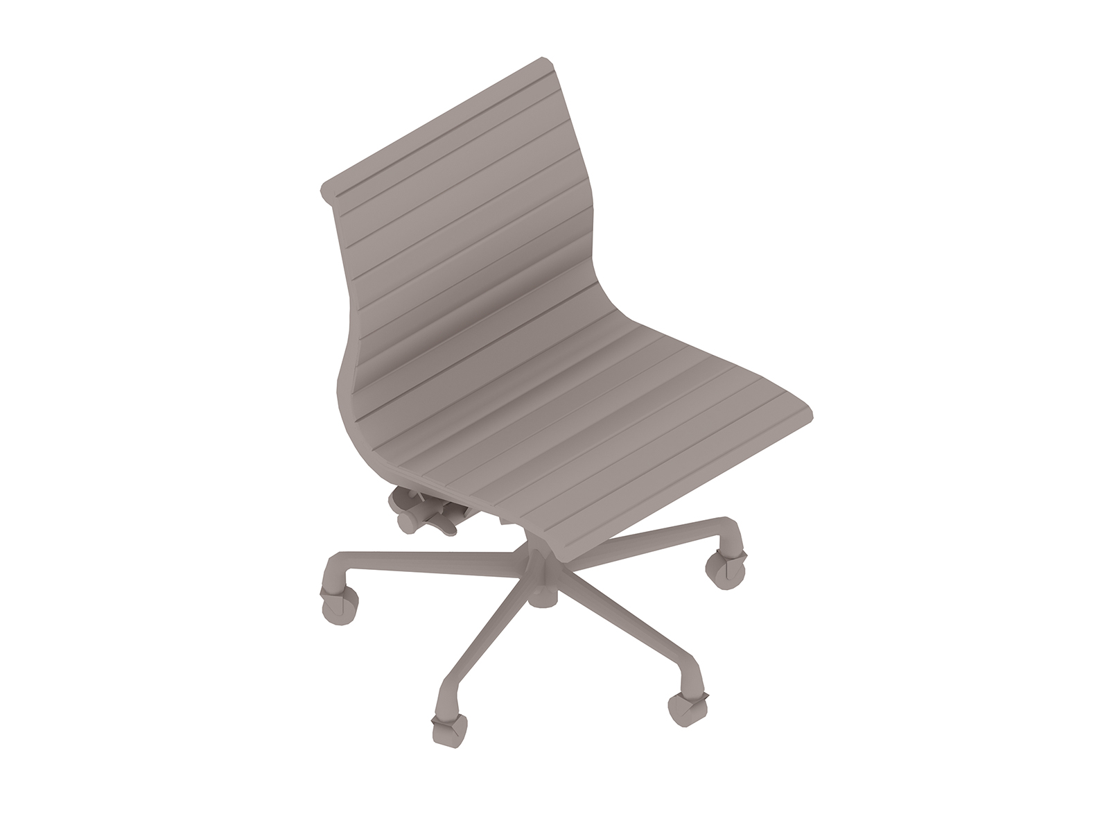 通用渲染图 - Eames Aluminum Group铸铝座椅–老板椅–无扶手