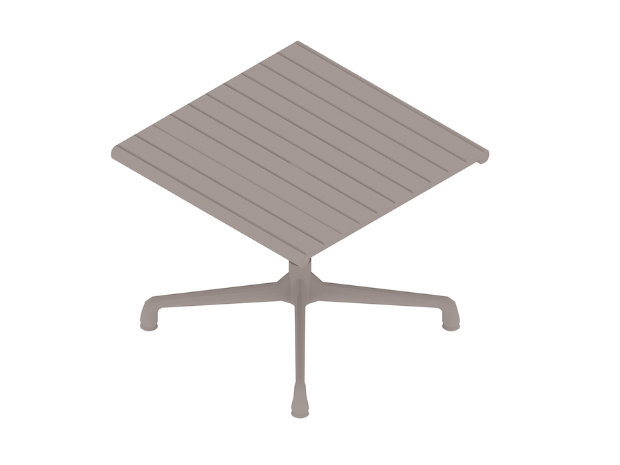 A generic rendering - Eames Aluminum Group Ottoman
