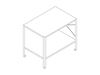 A line drawing - Eames Storage Unit–1 High by 1 Wide