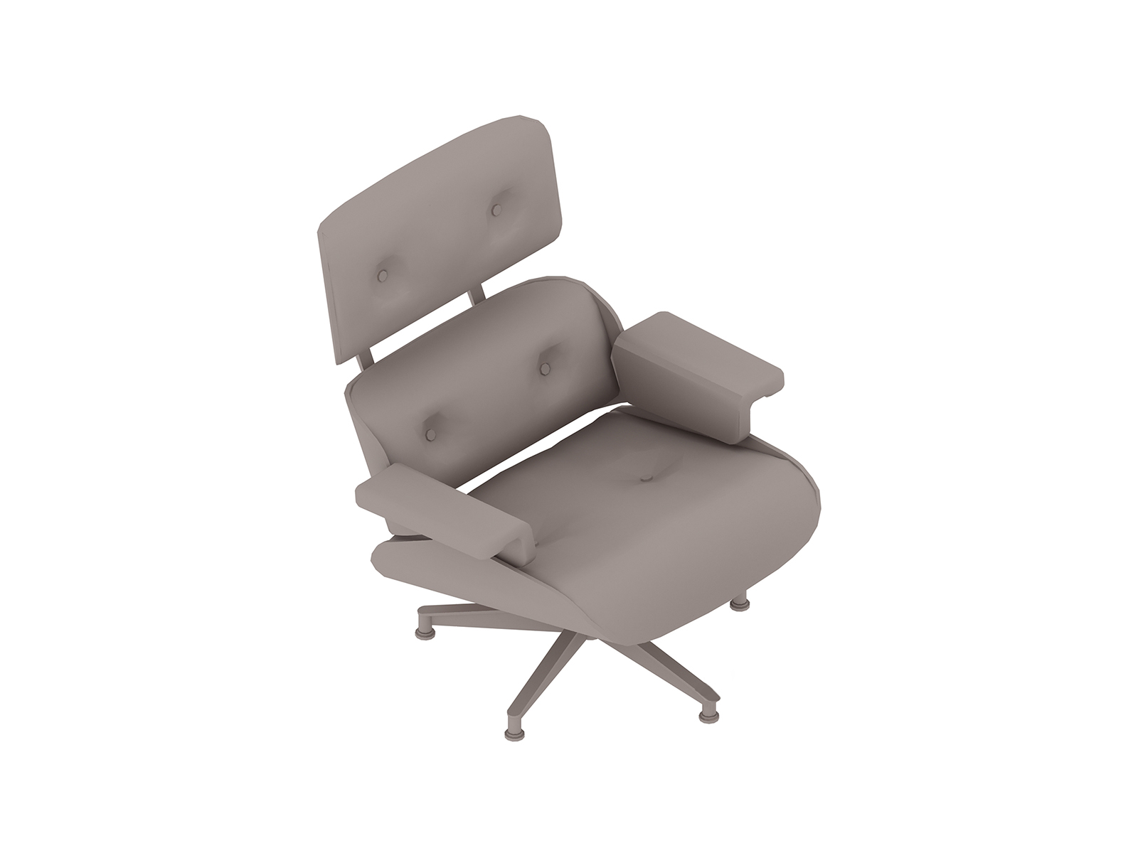 Uma renderização genérica - Lounge Chair Eames–Clássica