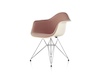 Uma foto - Cadeira com braços Eames Molded Fiberglass – Base de arame – Totalmente estofada
